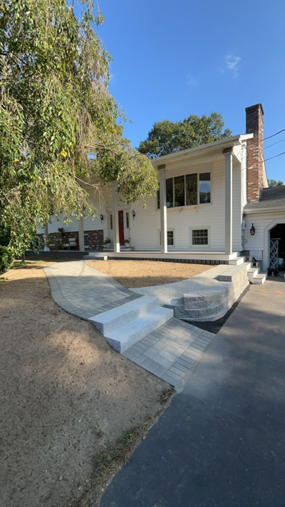 Full frontyard renovation. Webster, MA. Photo 1.