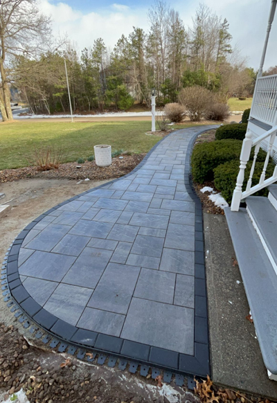 Genest walkway installation. Douglas, MA. Photo 1.