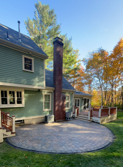 Paver patio, Shrewsbury, MA. Photo 1